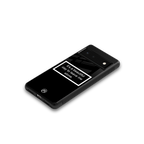 beautiful day to leave me alone black back phone cover | glass case for google pixel 6
