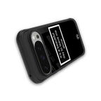 beautiful day to leave me alone black back phone cover | glass case for google pixel 9 pro
