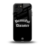 beautiful disaster back phone cover | glass case for iphone 13 mini