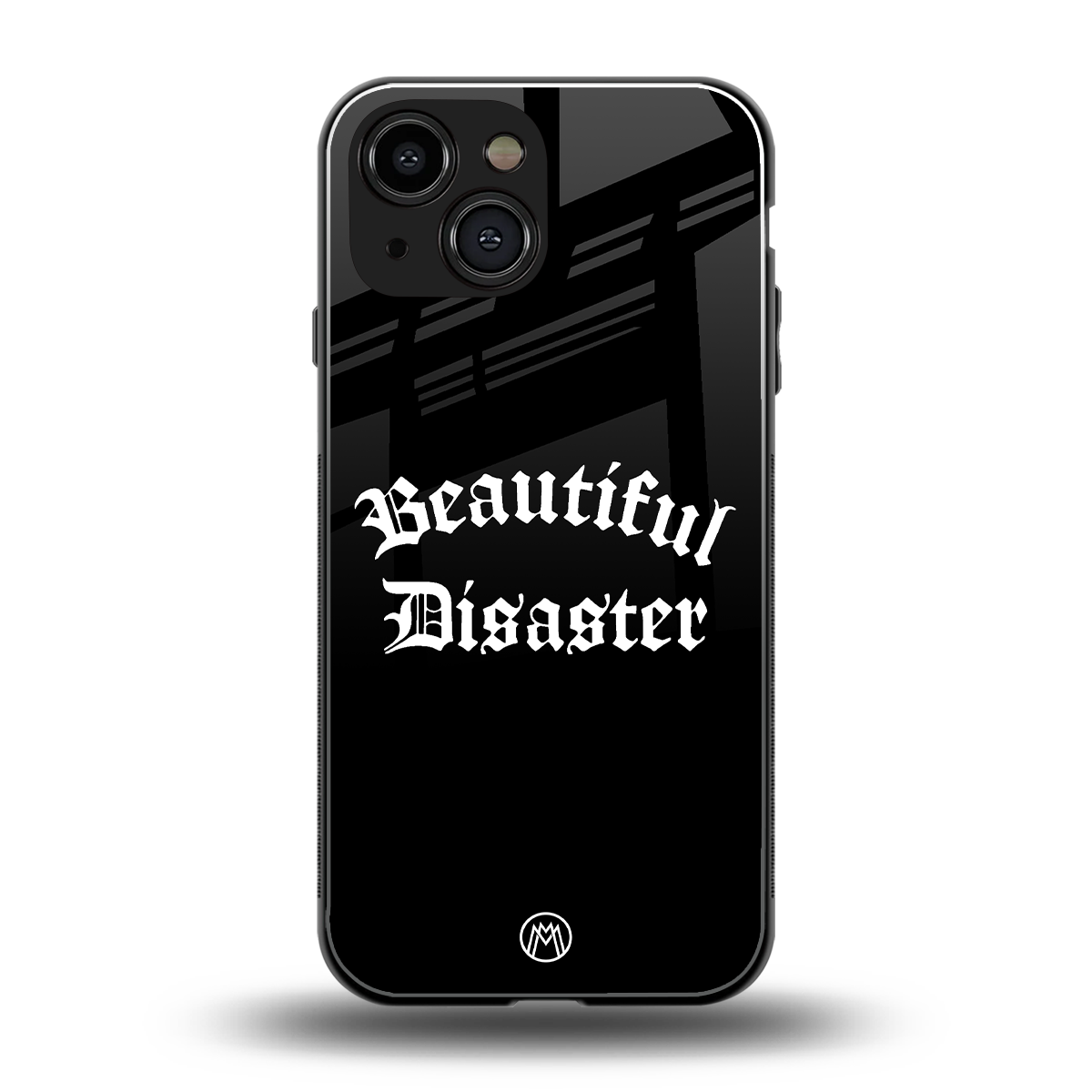 beautiful disaster back phone cover | glass case for iphone 13 mini