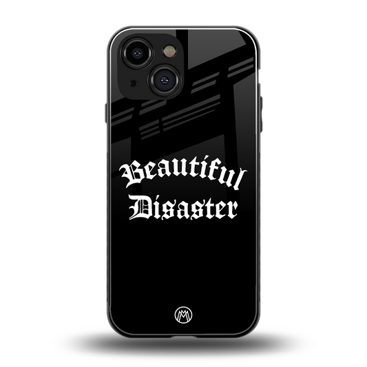 beautiful disaster back phone cover | glass case for iphone 13 mini