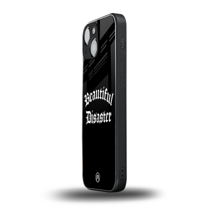beautiful disaster back phone cover | glass case for iphone 13 mini