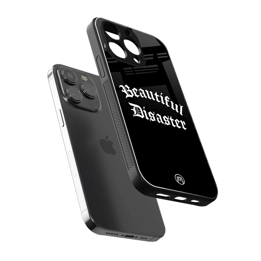 beautiful disaster back phone cover | glass case for iphone 13 pro