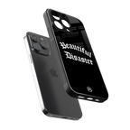 beautiful disaster back phone cover | glass case for iphone 13 pro
