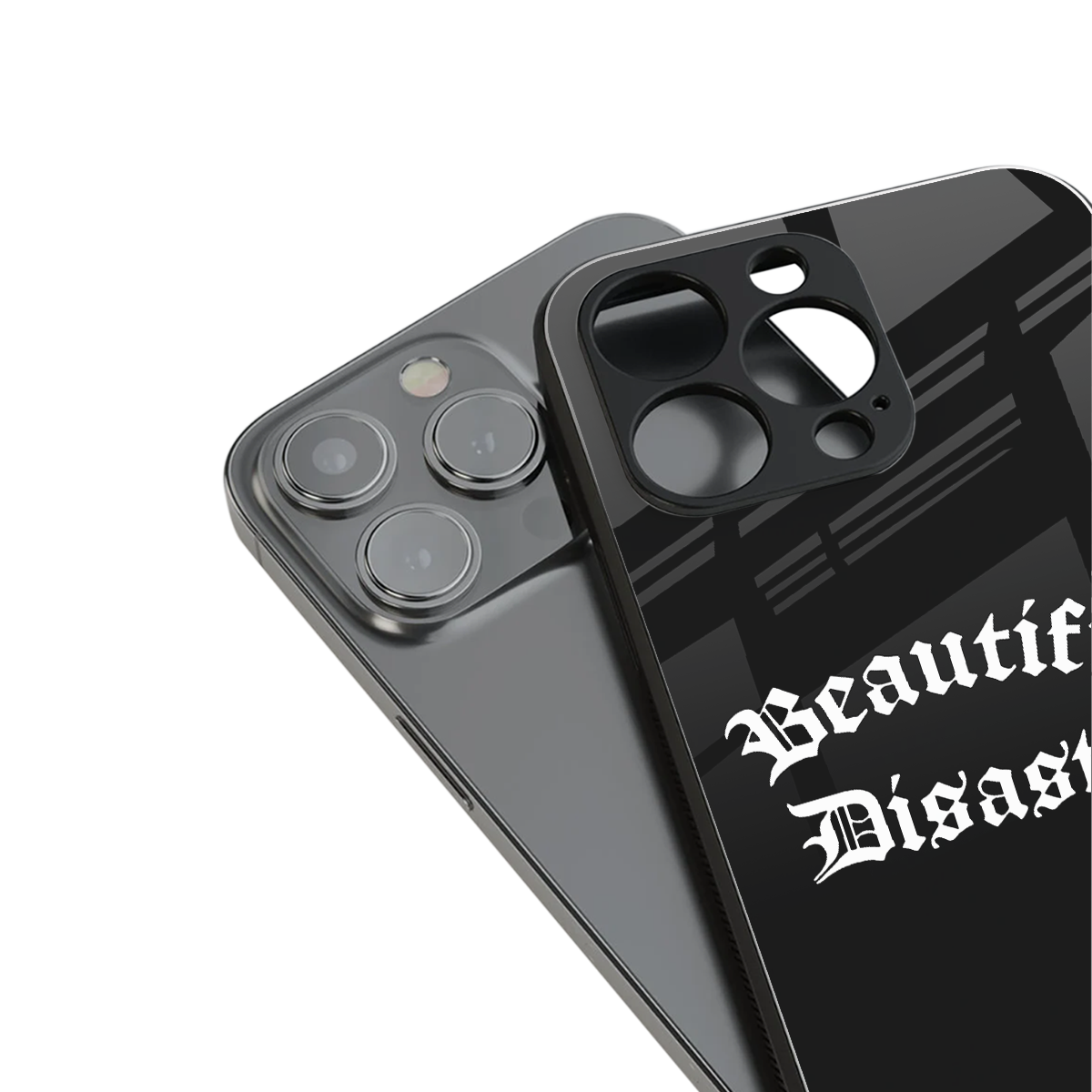 beautiful disaster back phone cover | glass case for iphone 16 plus