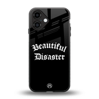 beautiful disaster back phone cover | glass case for iphone 16