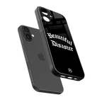 beautiful disaster back phone cover | glass case for iphone 16