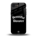 beautiful disaster back phone cover | glass case for iphone 16e