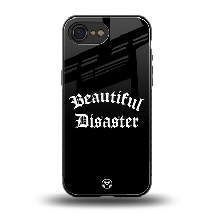 beautiful disaster back phone cover | glass case for iphone 16e