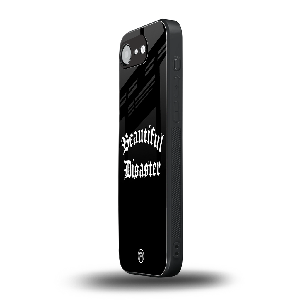 beautiful disaster back phone cover | glass case for iphone 16e