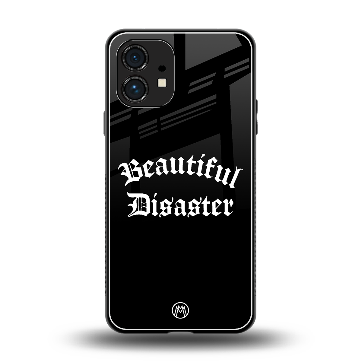 beautiful disaster back phone cover | glass case for nothing phone 1