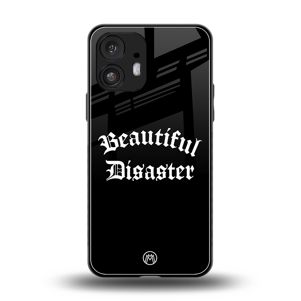 beautiful disaster back phone cover | glass case for nothing phone 2