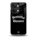 beautiful disaster back phone cover | glass case for oneplus nord 3