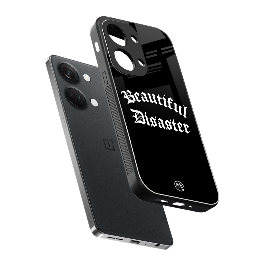 beautiful disaster back phone cover | glass case for oneplus nord 3