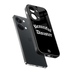 beautiful disaster back phone cover | glass case for oneplus nord 3