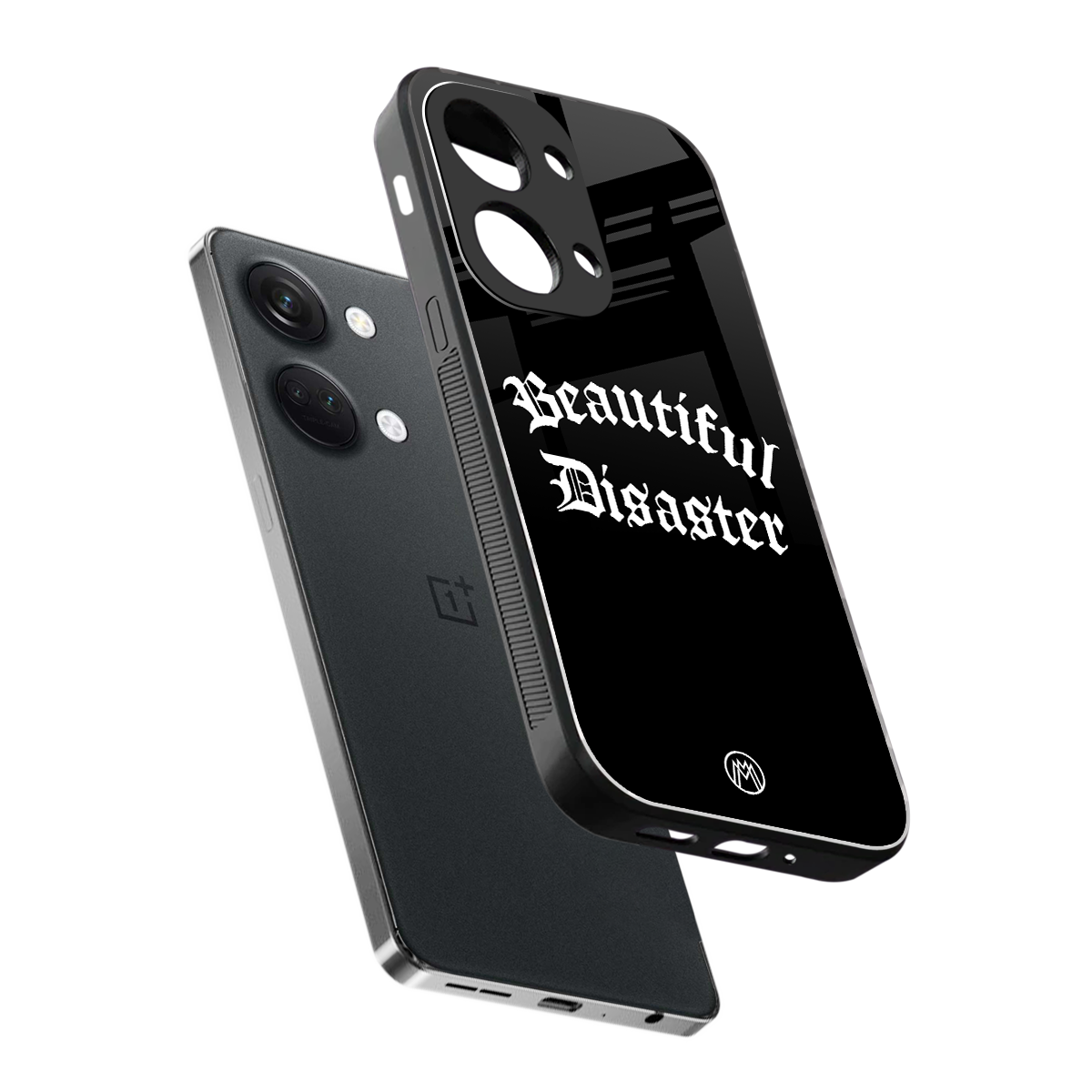 beautiful disaster back phone cover | glass case for oneplus nord 3