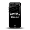 beautiful disaster back phone cover | glass case for oneplus nord 4