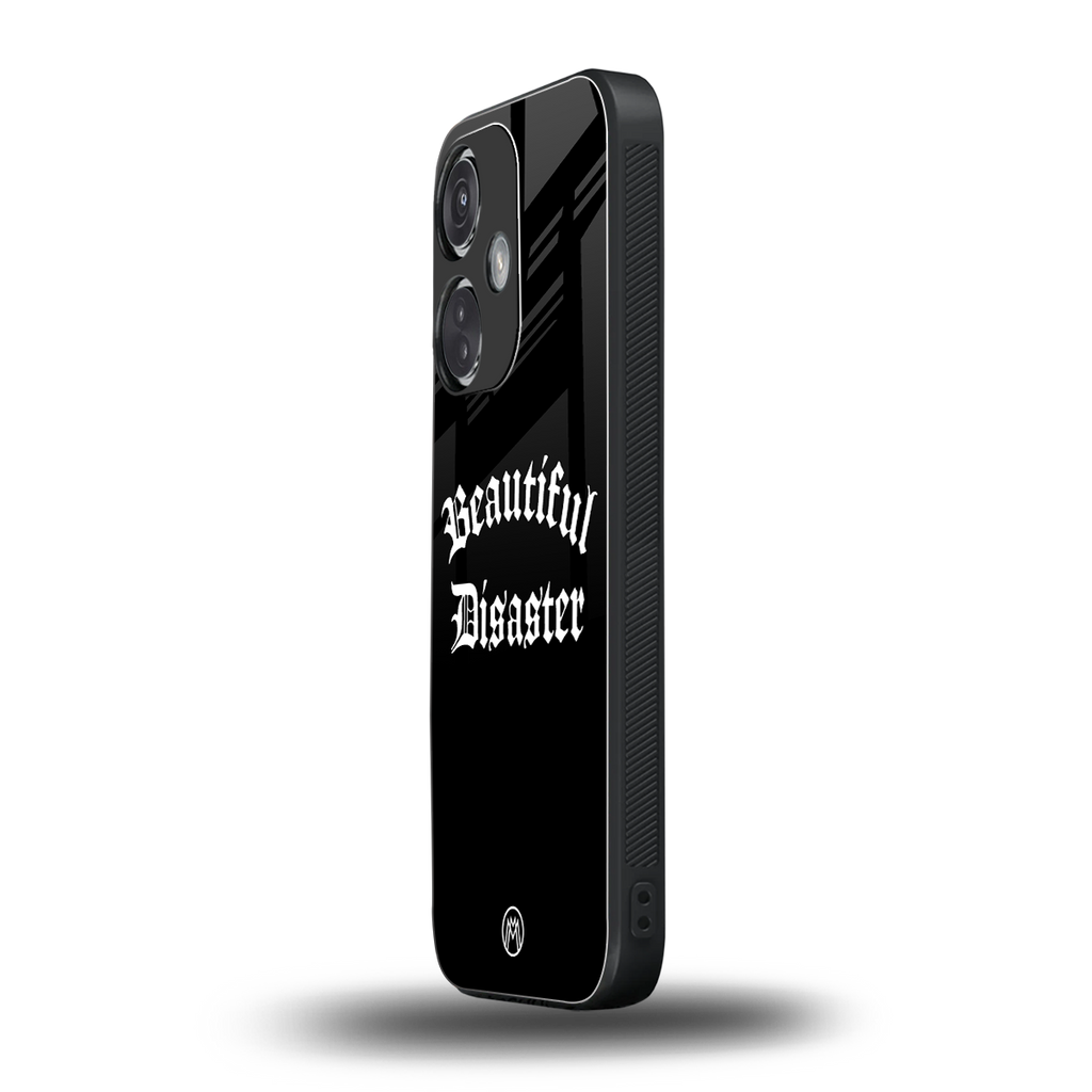 beautiful disaster back phone cover | glass case for oneplus nord ce 3