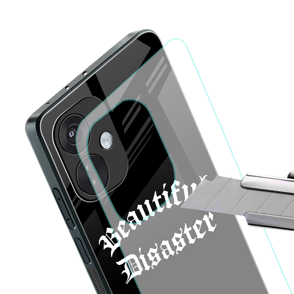 beautiful disaster back phone cover | glass case for oneplus nord ce 3