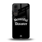 beautiful disaster back phone cover | glass case for oneplus nord ce 4 lite