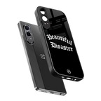 beautiful disaster back phone cover | glass case for oneplus nord ce 4 lite