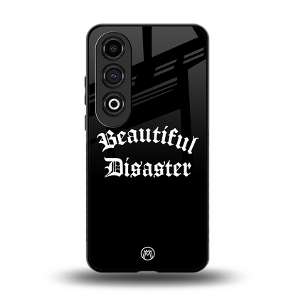 beautiful disaster back phone cover | glass case for oneplus nord ce 4