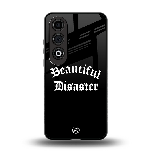 beautiful disaster back phone cover | glass case for oneplus nord ce 4