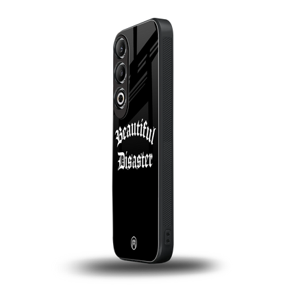 beautiful disaster back phone cover | glass case for oneplus nord ce 4