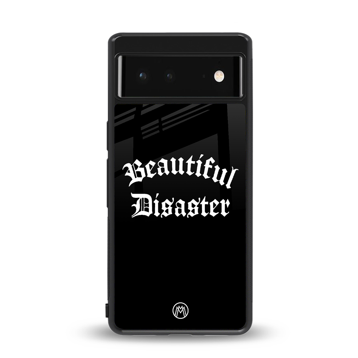beautiful disaster back phone cover | glass case for google pixel 6