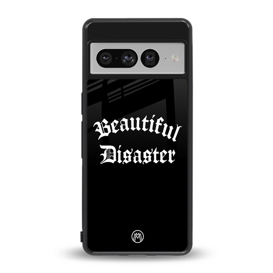 beautiful disaster back phone cover | glass case for google pixel 7 pro