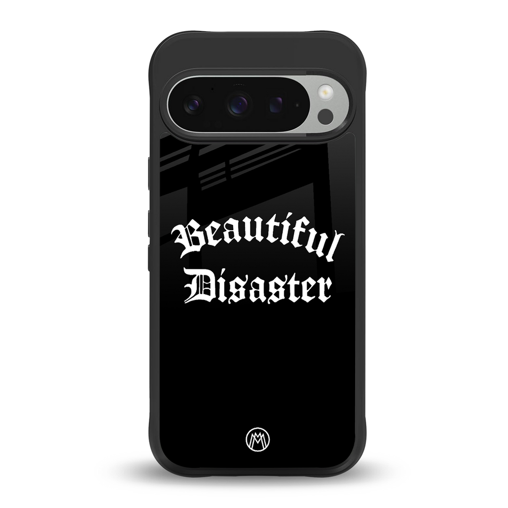 beautiful disaster back phone cover | glass case for google pixel 9 pro xl