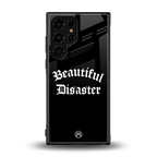 beautiful disaster back phone cover | glass case for samsung galaxy s24 ultra