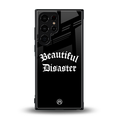 beautiful disaster back phone cover | glass case for samsung galaxy s24 ultra