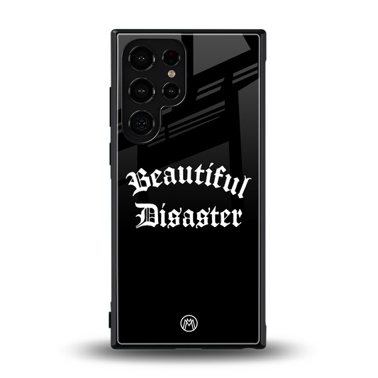 beautiful disaster back phone cover | glass case for samsung galaxy s24 ultra
