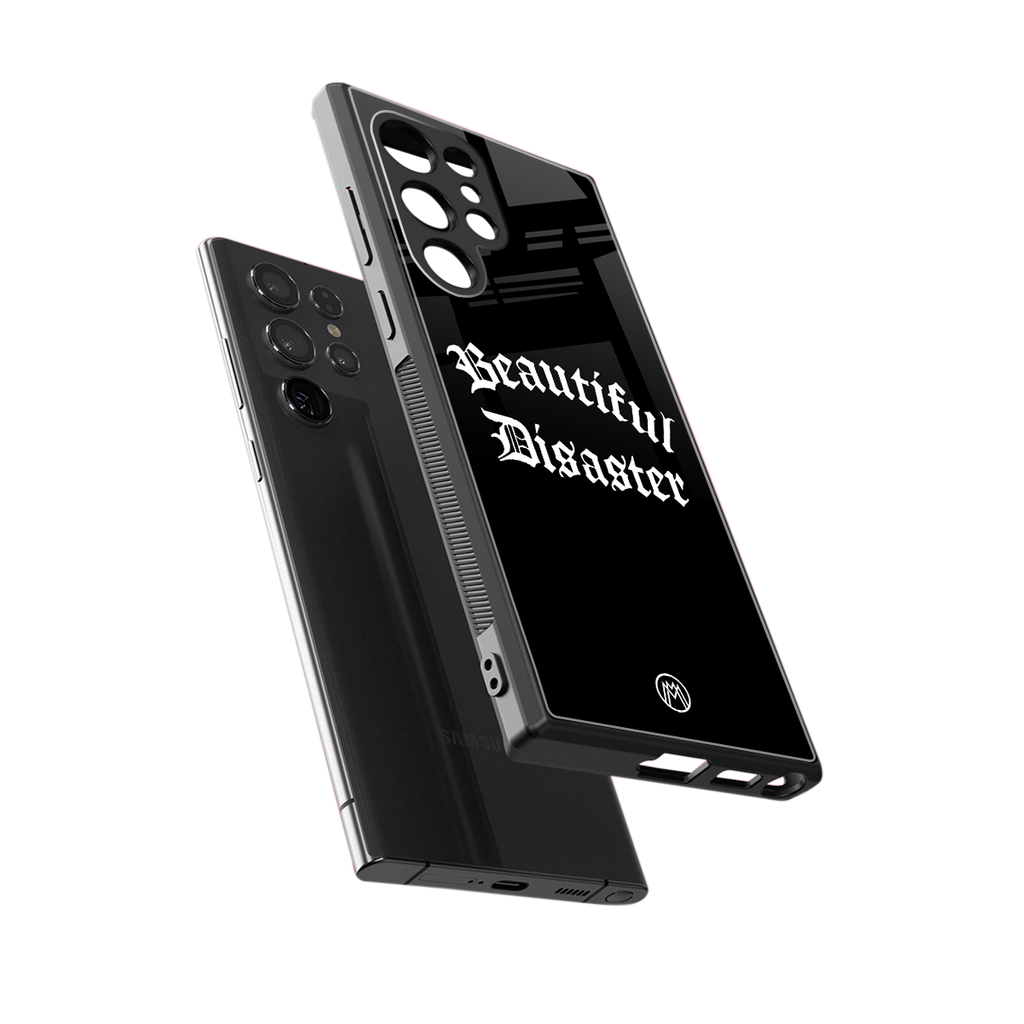 beautiful disaster back phone cover | glass case for samsung galaxy s24 ultra
