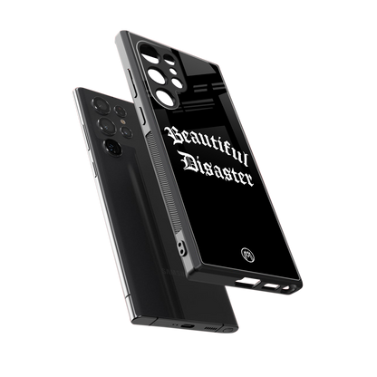 beautiful disaster back phone cover | glass case for samsung galaxy s24 ultra