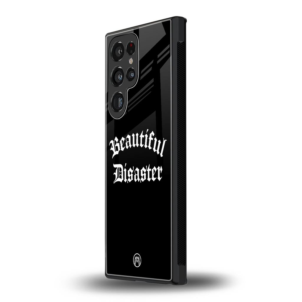 beautiful disaster back phone cover | glass case for samsung galaxy s24 ultra