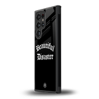 beautiful disaster back phone cover | glass case for samsung galaxy s24 ultra
