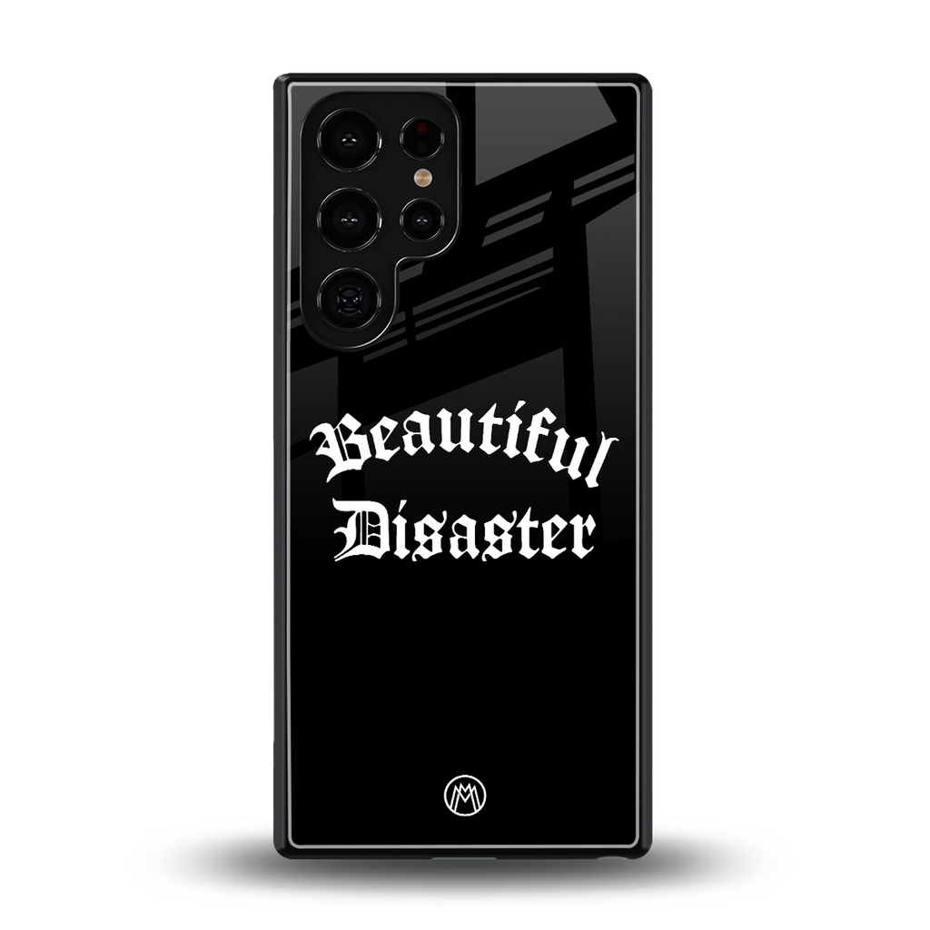 beautiful disaster back phone cover | glass case for samsung galaxy s25 ultra