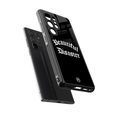 beautiful disaster back phone cover | glass case for samsung galaxy s25 ultra