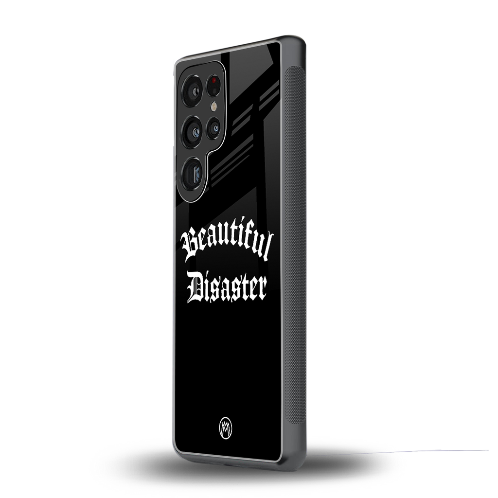 beautiful disaster back phone cover | glass case for samsung galaxy s25 ultra