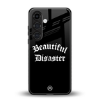 beautiful disaster back phone cover | glass case for samsung galaxy s24