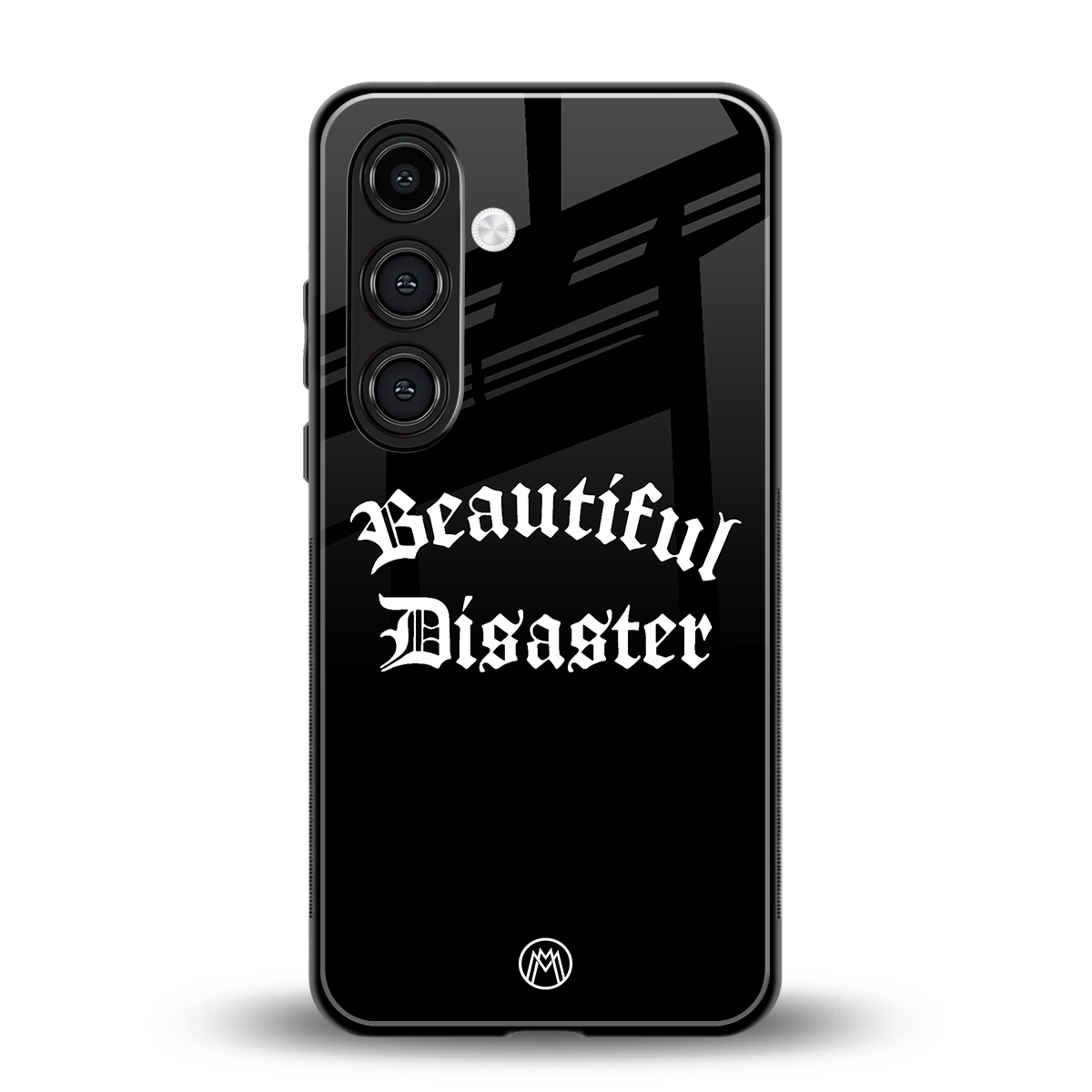beautiful disaster back phone cover | glass case for samsung galaxy s24 fe