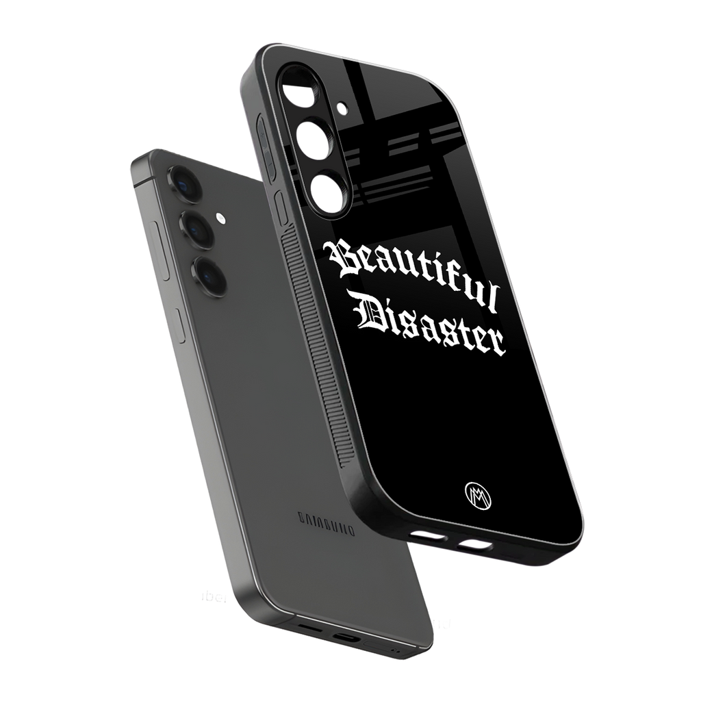 beautiful disaster back phone cover | glass case for samsung galaxy s25 plus