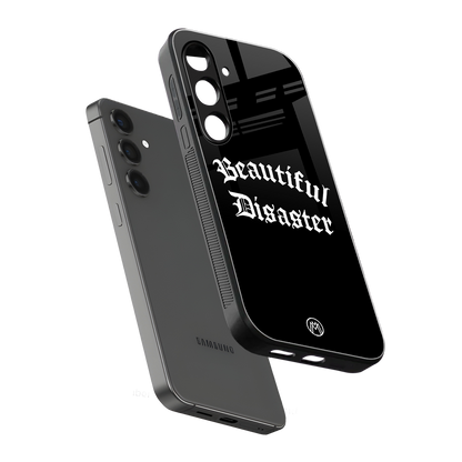 beautiful disaster back phone cover | glass case for samsung galaxy s23