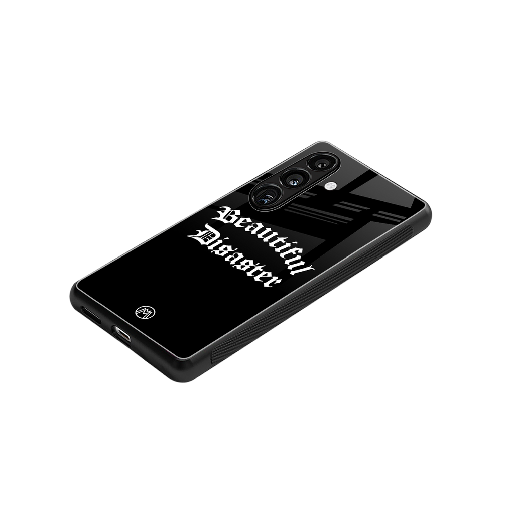 beautiful disaster back phone cover | glass case for samsung galaxy s23