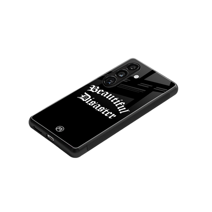 beautiful disaster back phone cover | glass case for samsung galaxy s23