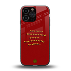 beautiful people with beautiful problems back phone cover | glass case for iphone 13 pro max