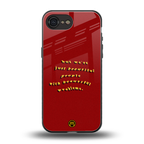 beautiful people with beautiful problems back phone cover | glass case for iphone 16e