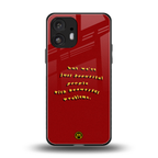 beautiful people with beautiful problems back phone cover | glass case for nothing phone 2